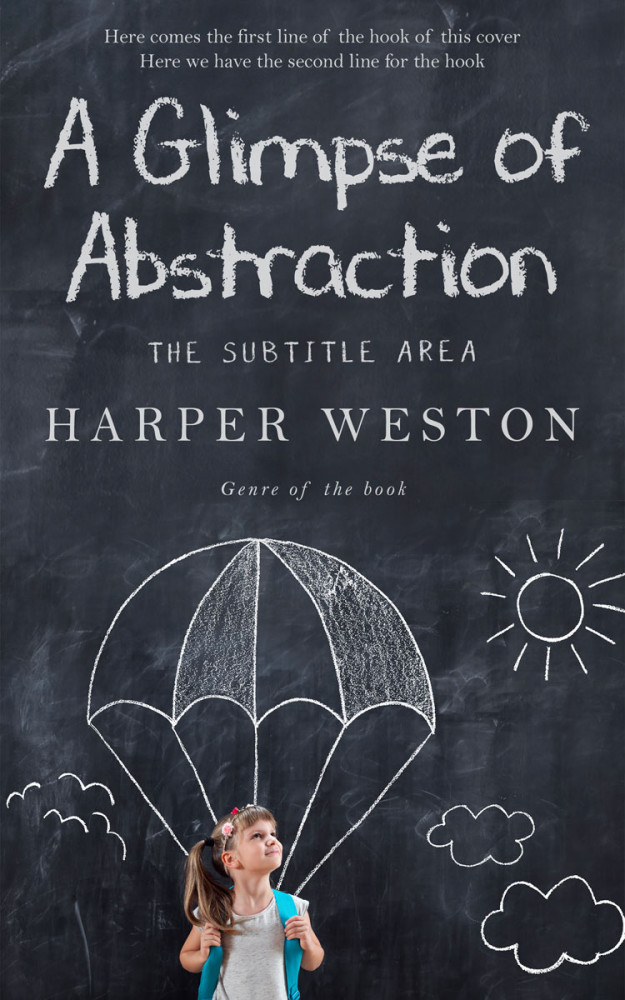 Front view of Charade #22928 - Premade Education Book Cover