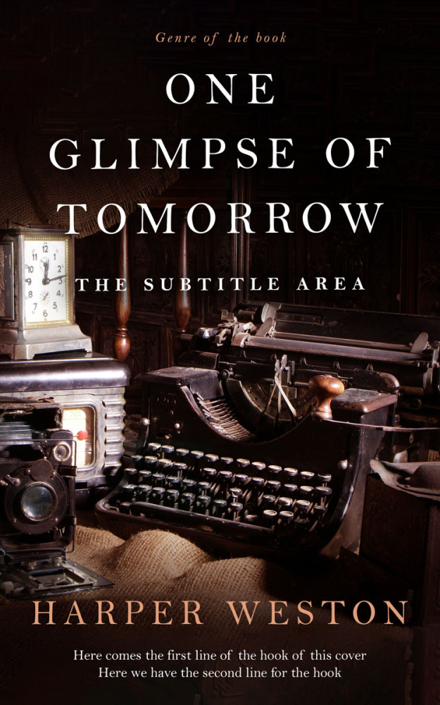 Front view of Night Rider #22945 - Premade Historical Book Cover