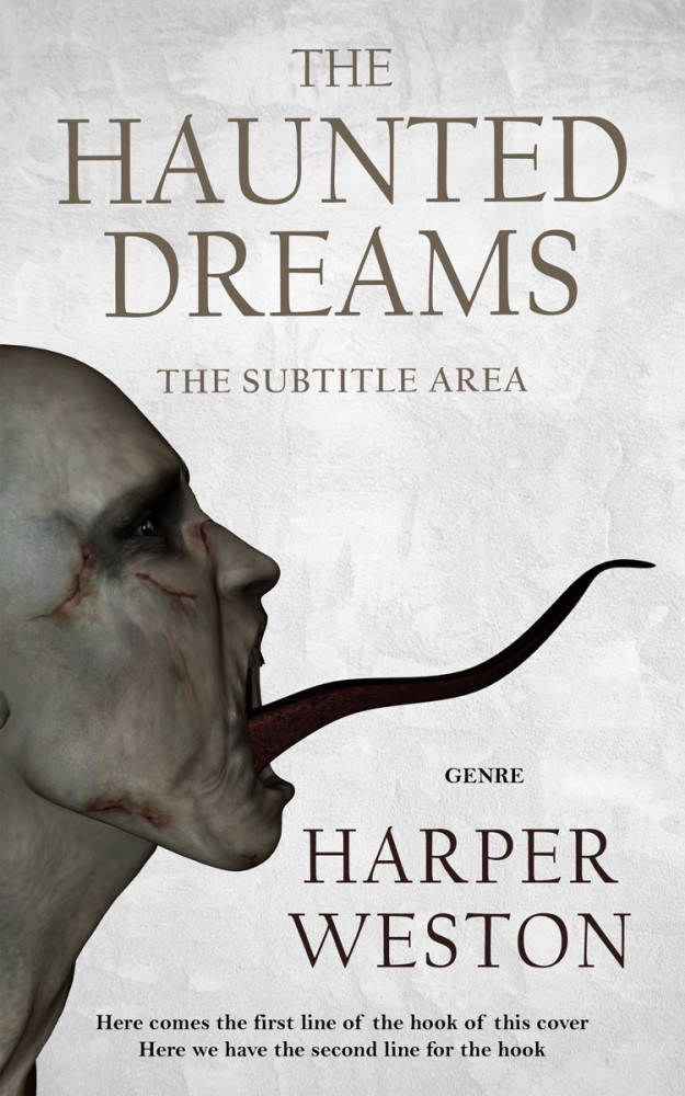 Front view of Armadillo #22974 - Premade Horror Book Cover