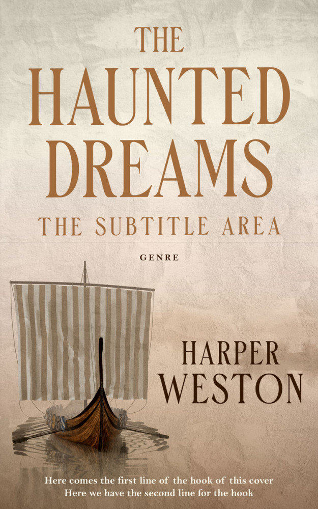 Front view of Wafer #22982 - Premade Historical Book Cover