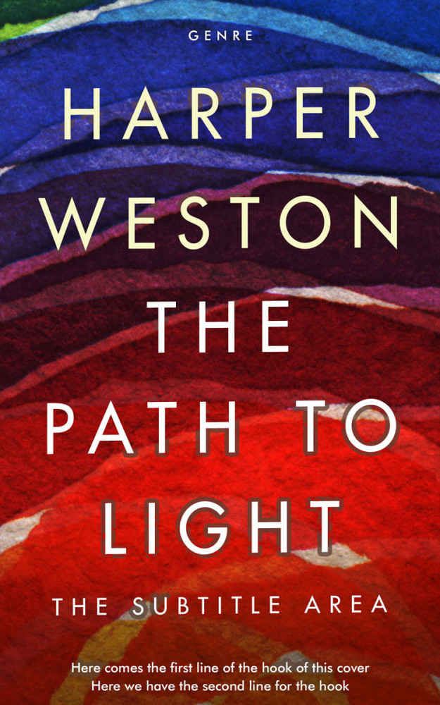 Front view of Wine Berry #23037 - Premade Abstract Book Cover