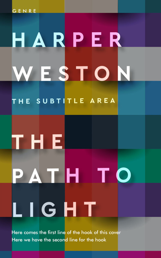 Front view of Roman Coffee #23044 - Premade Abstract Book Cover