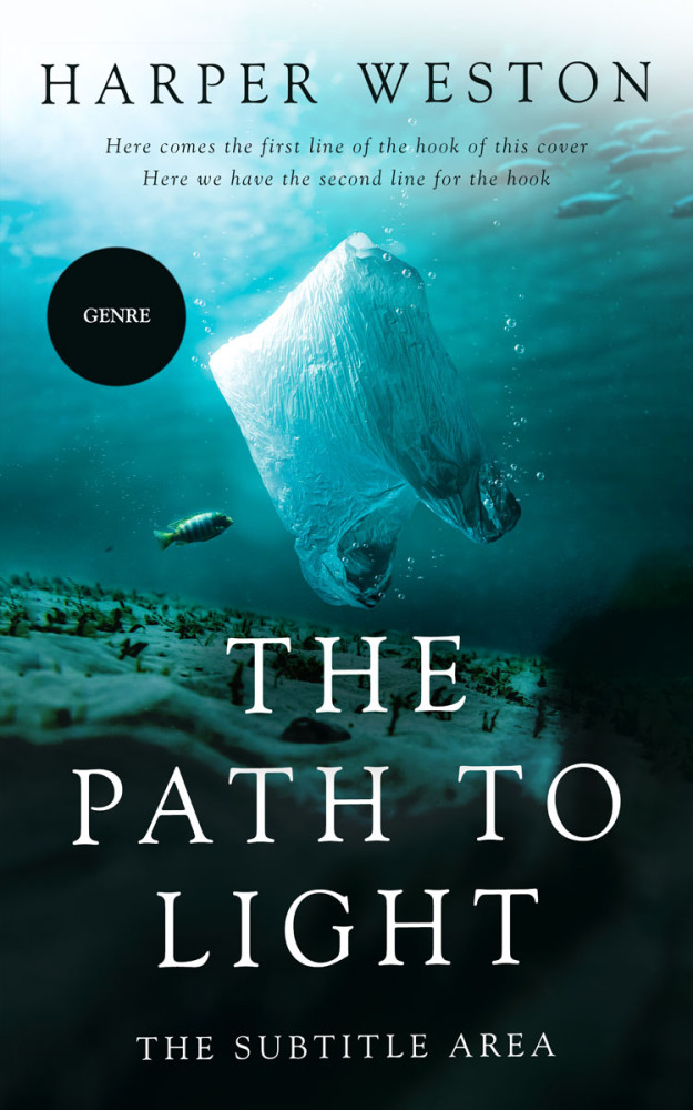 Front view of Jagged Ice #23066 - Premade Science & Nature Book Cover