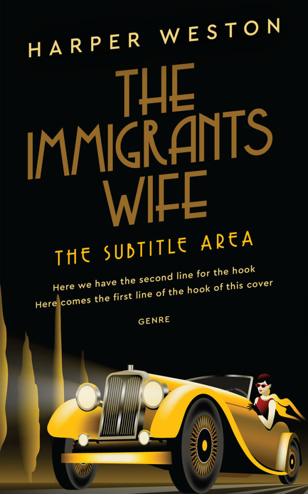 Front view of Tussock #23107 - Premade Travel Book Cover