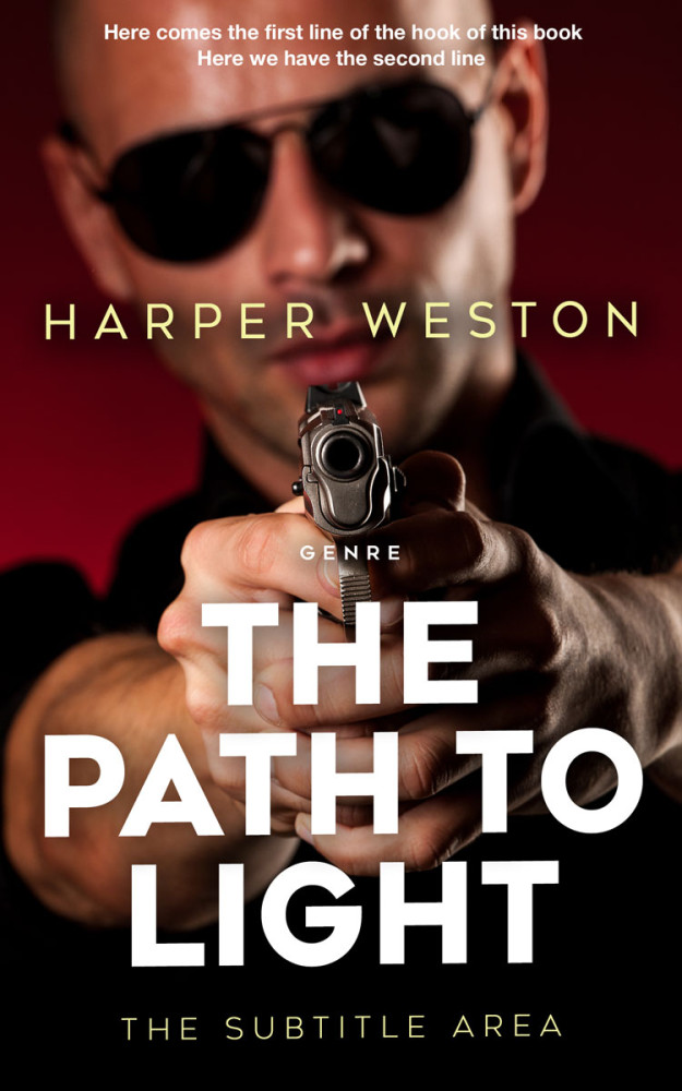 Front view of Coffee Bean #23144 - Premade Mystery & Thriller & Suspense Book Cover