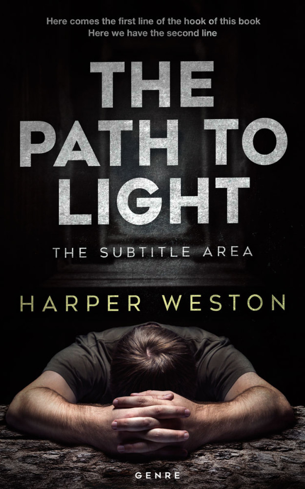 Front view of Silk #23145 - Premade Mystery & Thriller & Suspense Book Cover