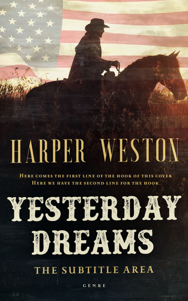 Front view of Cocoa Brown #23293 - Premade Action & Adventure Book Cover