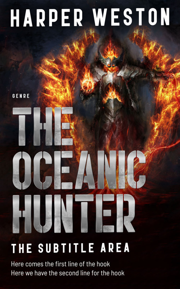 Front view of Brandy Rose #23406 - Premade Fantasy Book Cover