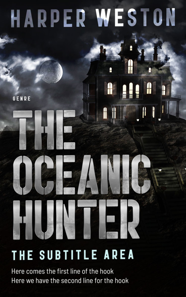 Front view of Silver Sand #23413 - Premade Mystery & Thriller & Suspense Book Cover