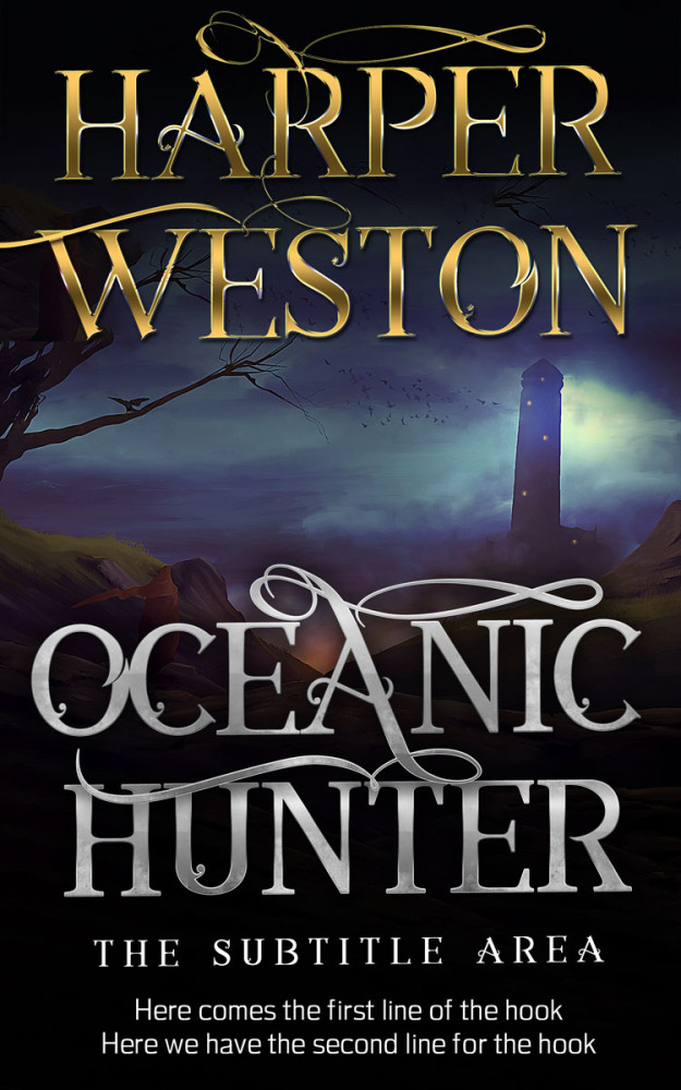 Front view of Woodsmoke #23463 - Premade Fantasy Book Cover