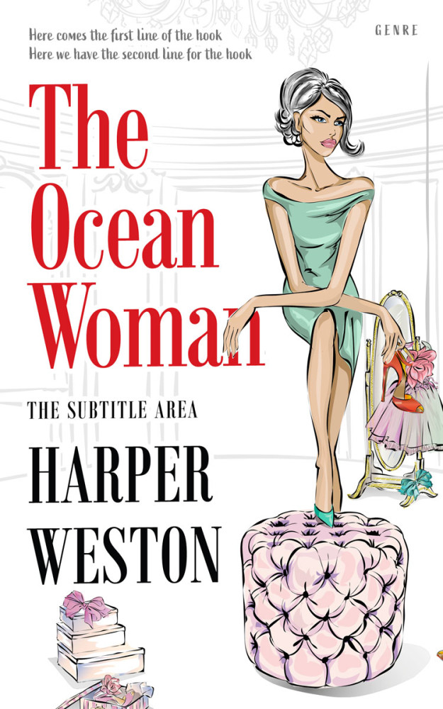 Front view of Pearl Bush #23494 - Premade Business Book Cover