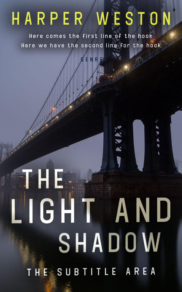 Front view of Shark #23590 - Premade Mystery & Thriller & Suspense Book Cover