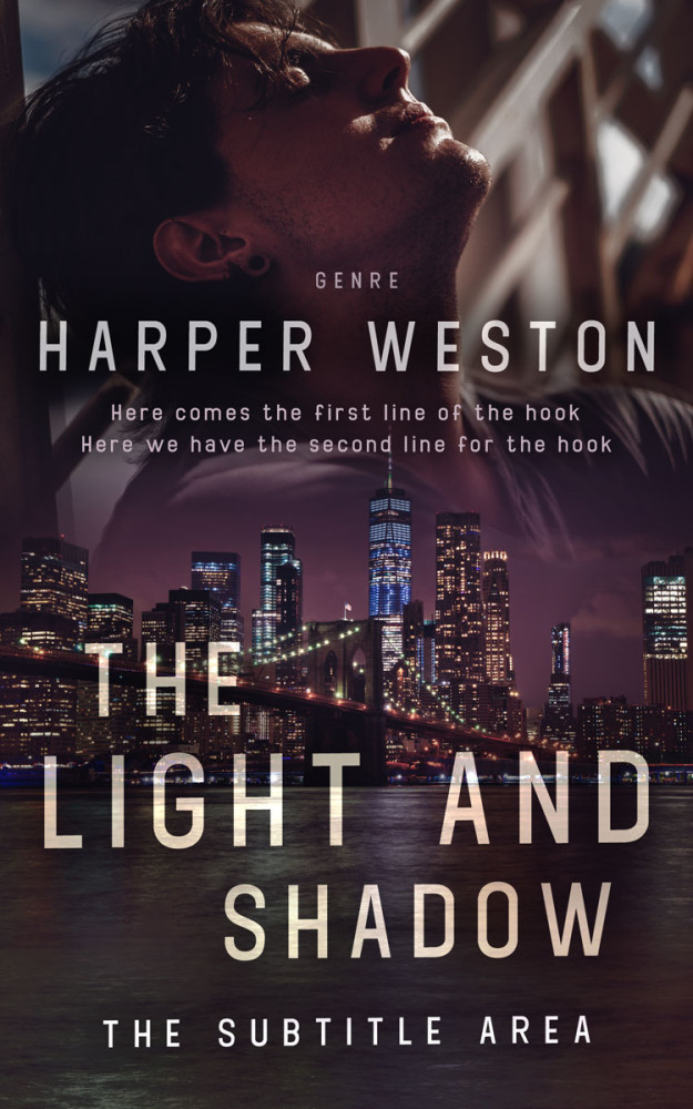 Front view of Thunder #23593 - Premade Mystery & Thriller & Suspense Book Cover