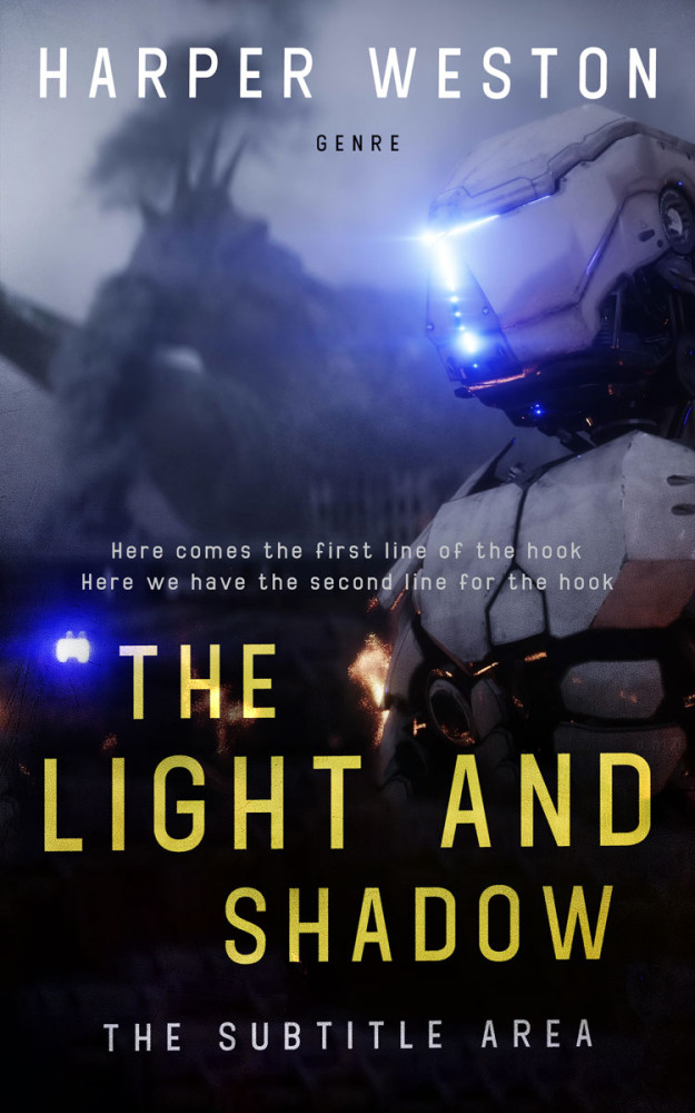 Front view of Mirage #23600 - Premade Apocalyptica Book Cover