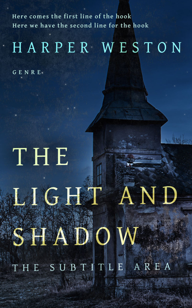 Front view of Big Stone #23633 - Premade Horror Book Cover