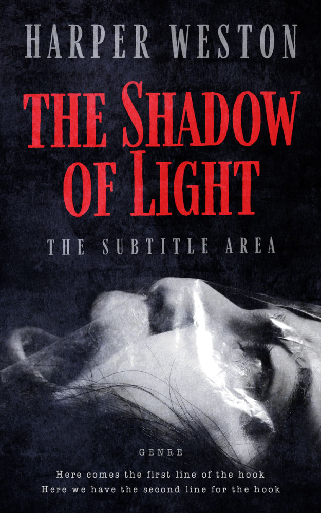 Front view of Old Rose #23649 - Premade Horror Book Cover