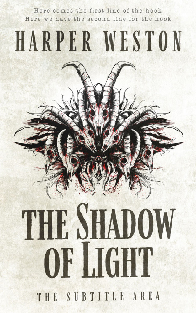 Front view of Pampas #23663 - Premade Horror Book Cover