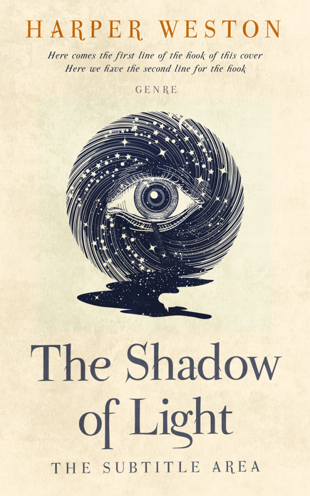 Front view of Janna #23677 - Premade Surreal Book Cover