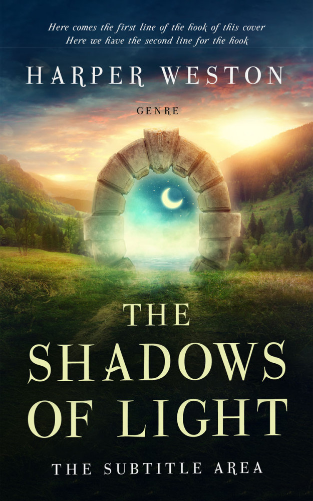 Front view of Pavlova #23692 - Premade Fantasy Book Cover