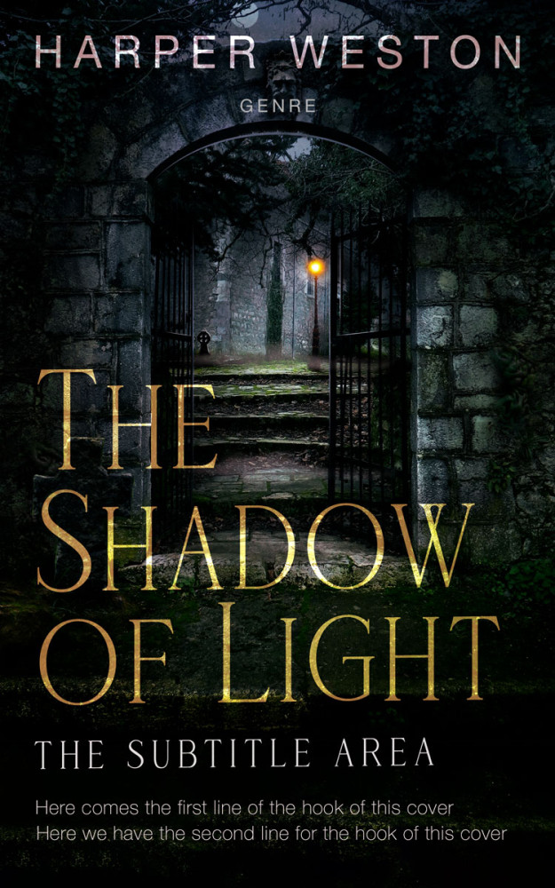 Front view of Woodsmoke #23714 - Premade Fantasy Book Cover