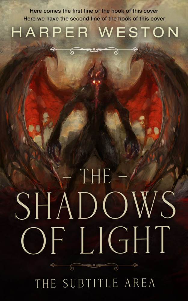 Front view of Coffee Bean #23728 - Premade Fantasy Book Cover