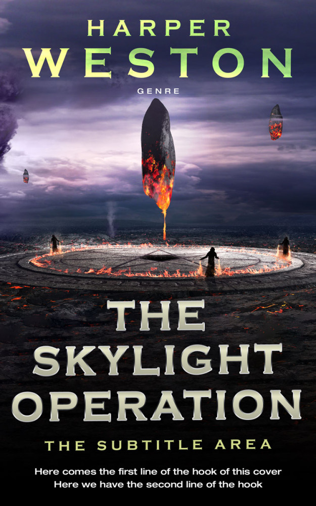 Front view of Charade #23807 - Premade Fantasy Book Cover