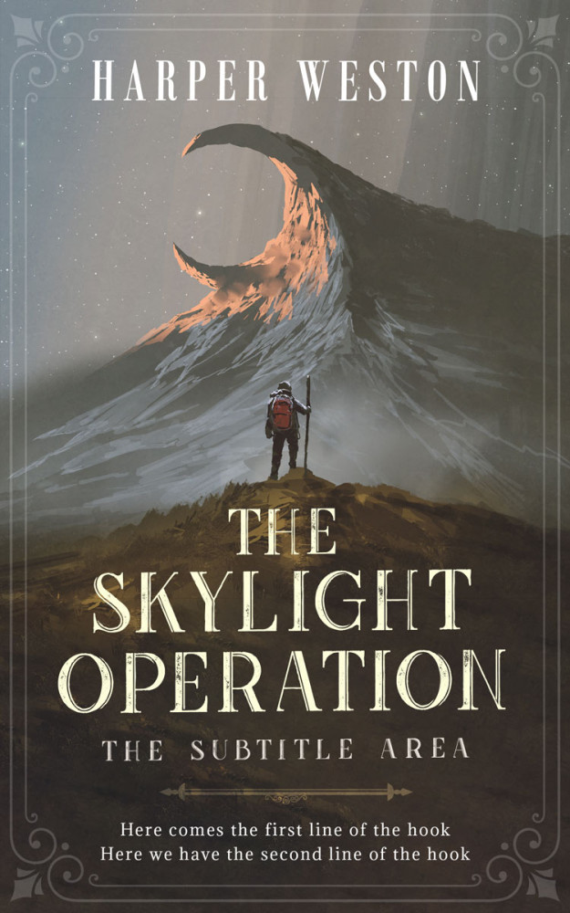 Front view of Armadillo #23817 - Premade Fantasy Book Cover