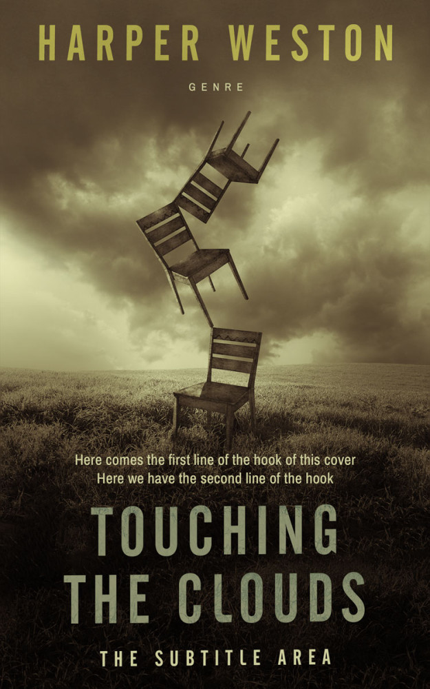 Front view of Birch #23832 - Premade Abstract Book Cover