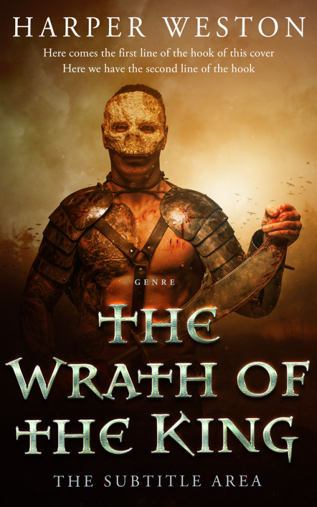 Front view of Graphite #23859 - Premade Historical Book Cover