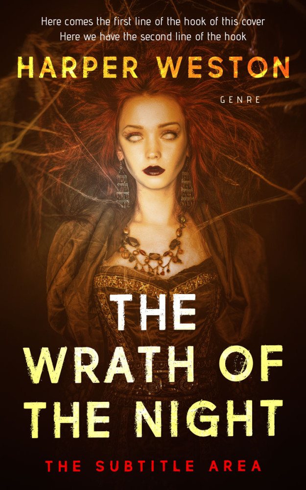 Front view of Wood Bark #23889 - Premade Horror Book Cover