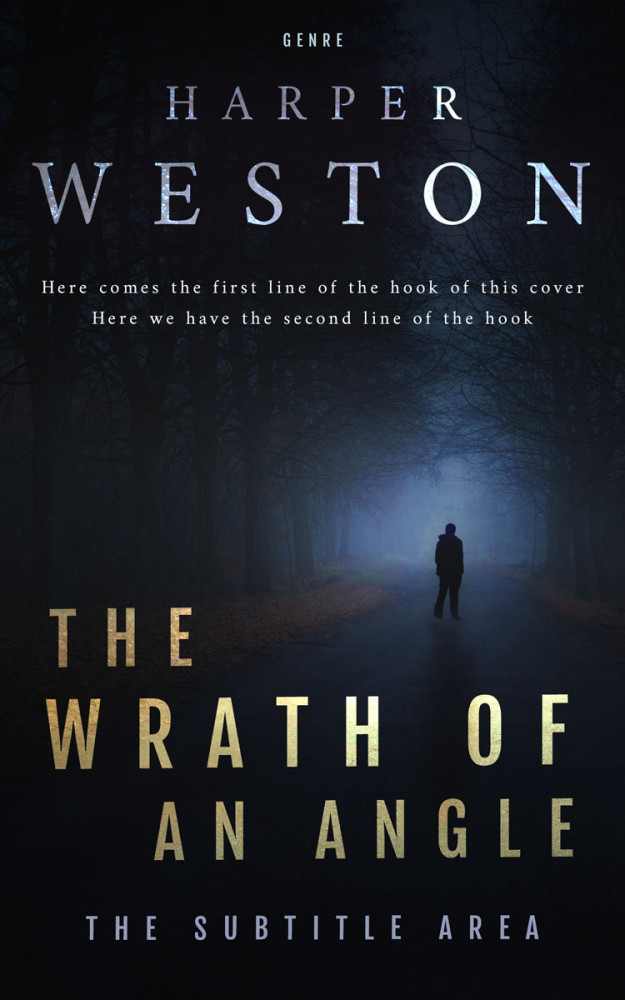 Front view of Woodsmoke #23901 - Premade Mystery & Thriller & Suspense Book Cover