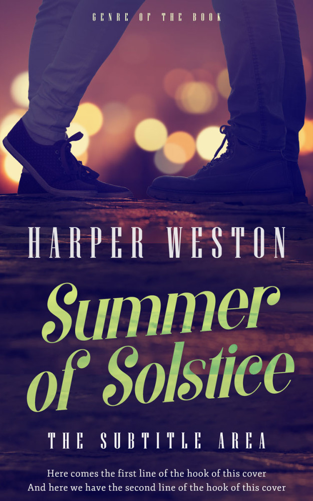 Front view of Valhalla #23988 - Premade Romance Book Cover