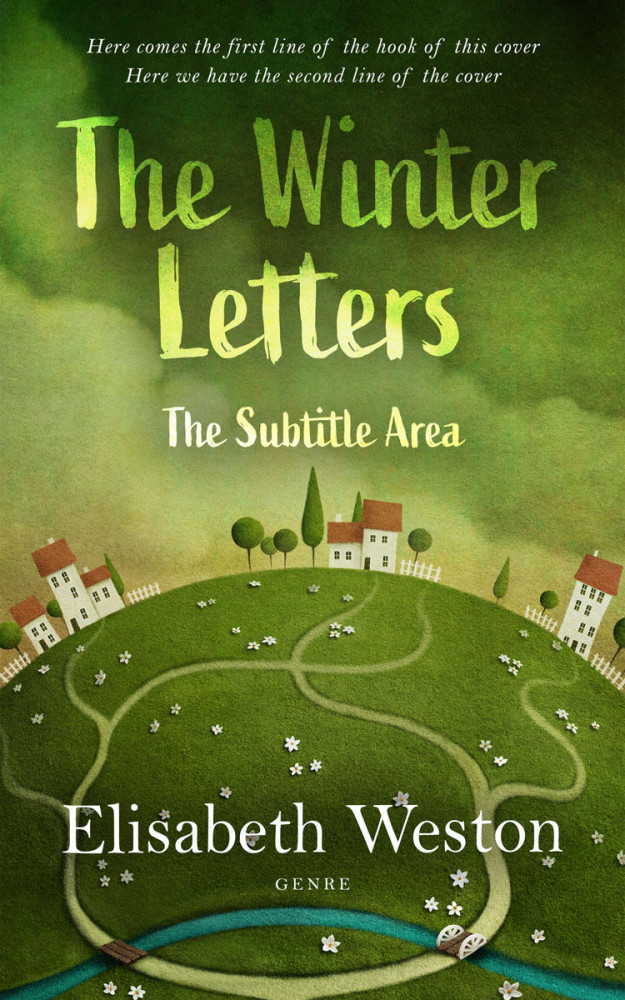 Front view of Fern Frond #24014 - Premade Fantasy Book Cover