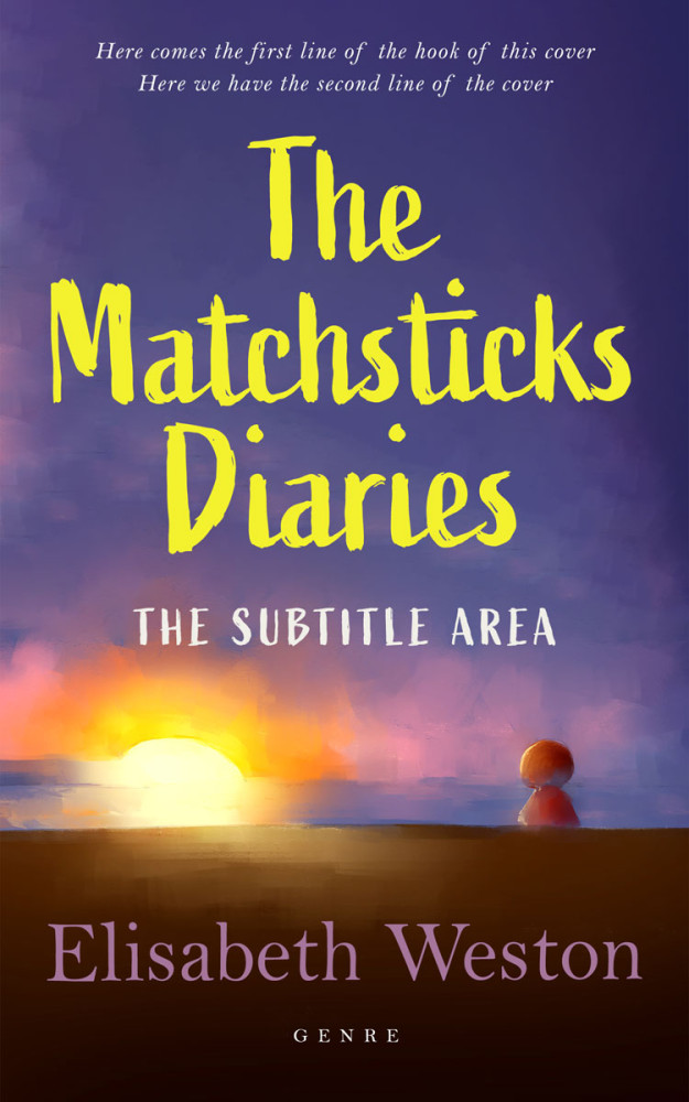 Front view of East Bay #24018 - Premade Abstract Book Cover