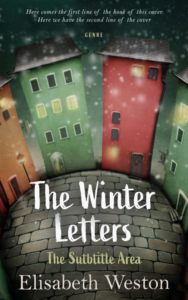 Front view of Lunar Green #24021 - Premade Literary Fiction Book Cover