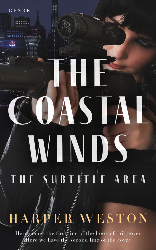 Front view of Thunder #24049 - Premade Action & Adventure Book Cover