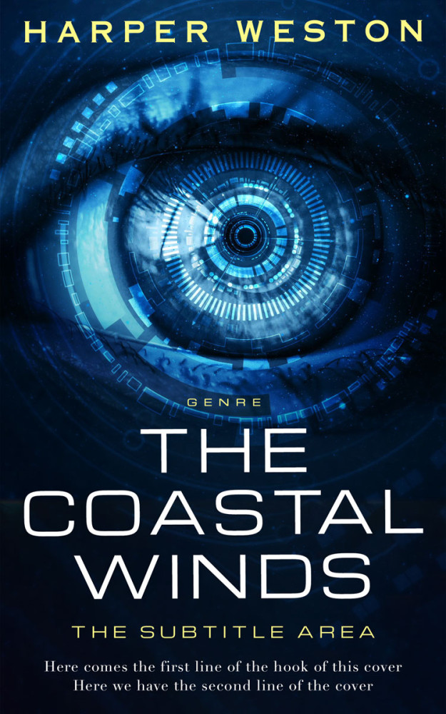 Front view of Black Pearl #24062 - Premade Mystery & Thriller & Suspense Book Cover