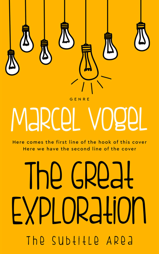 Front view of Selective Yellow #24115 - Premade Business Book Cover