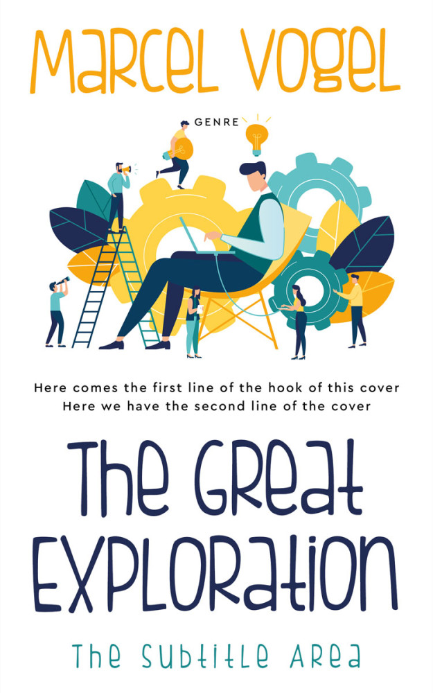 Front view of Tasman #24116 - Premade Business Book Cover