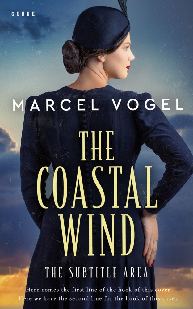 Front view of Ebony Clay #24255 - Premade Romance Book Cover