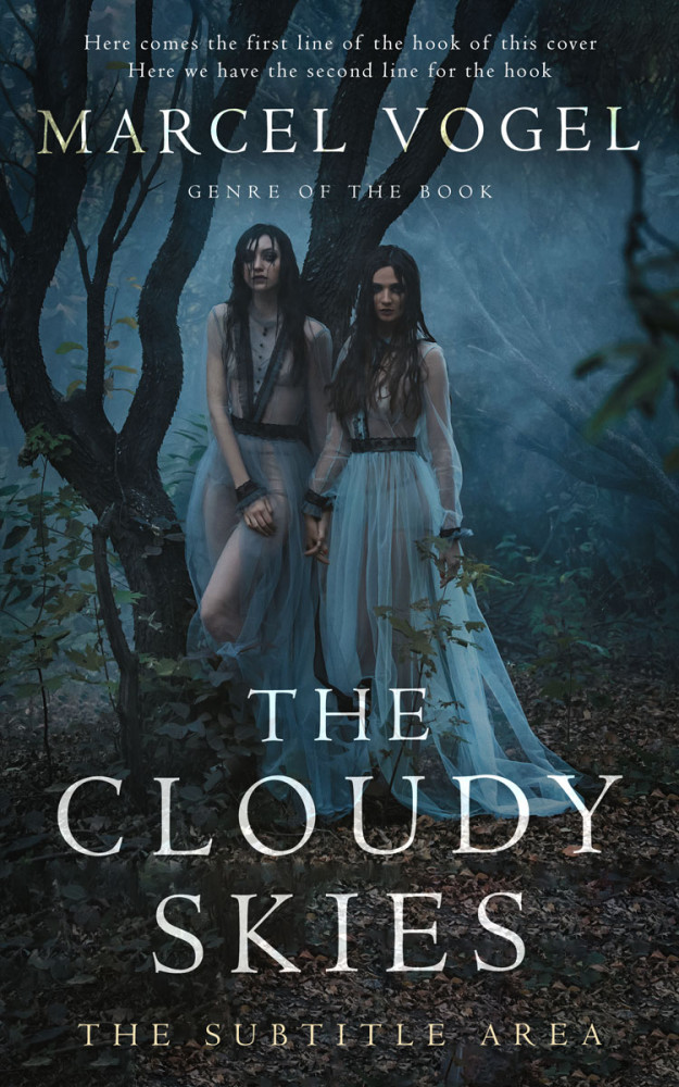 Front view of Outer Space #24330 - Premade Fantasy Book Cover