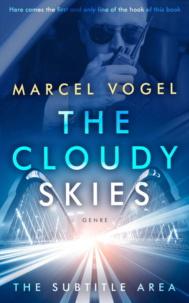 Front view of Blumine #24354 - Premade Mystery & Thriller & Suspense Book Cover