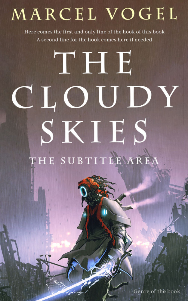 Front view of Zambezi #24355 - Premade Apocalyptica Book Cover