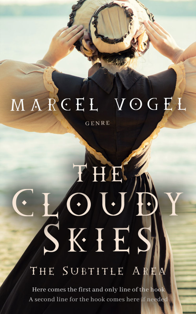 Front view of Cod Gray #24384 - Premade Romance Book Cover