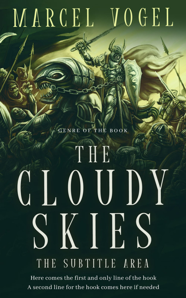 Front view of Celtic #24399 - Premade Fantasy Book Cover