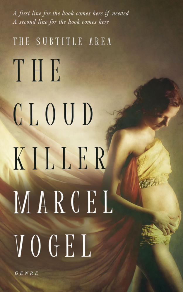 Front view of Tobacco Brown #24427 - Premade Abstract Book Cover