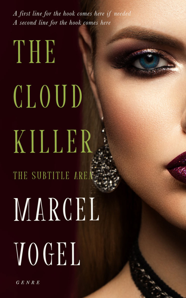 Front view of Tan #24433 - Premade Abstract Book Cover