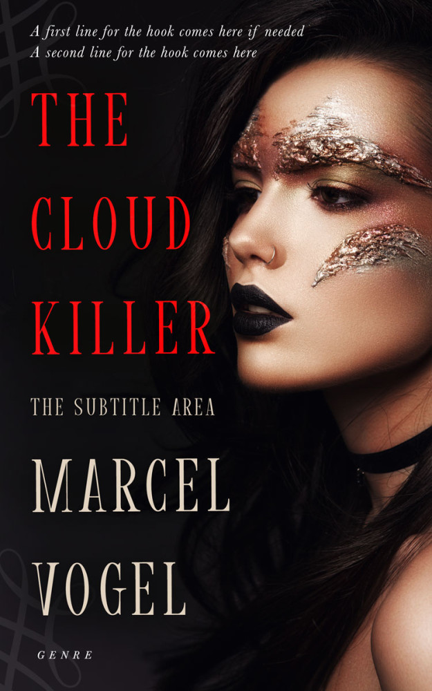 Front view of My Pink #24440 - Premade Science Fiction Book Cover