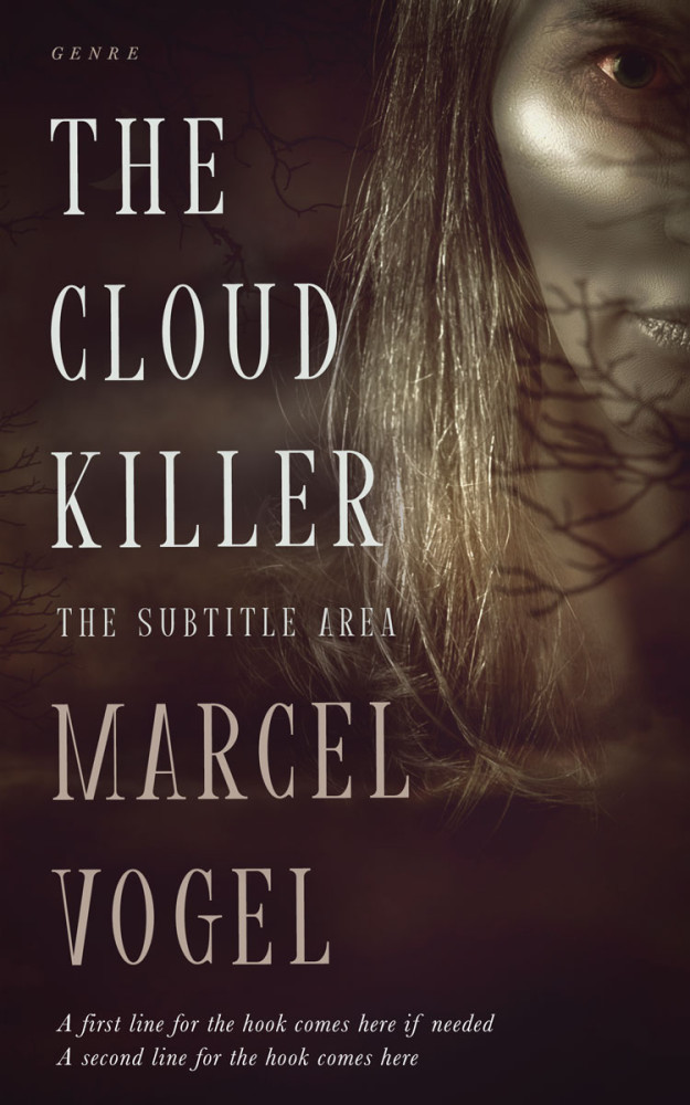 Front view of Cocoa Brown #24446 - Premade Mystery & Thriller & Suspense Book Cover