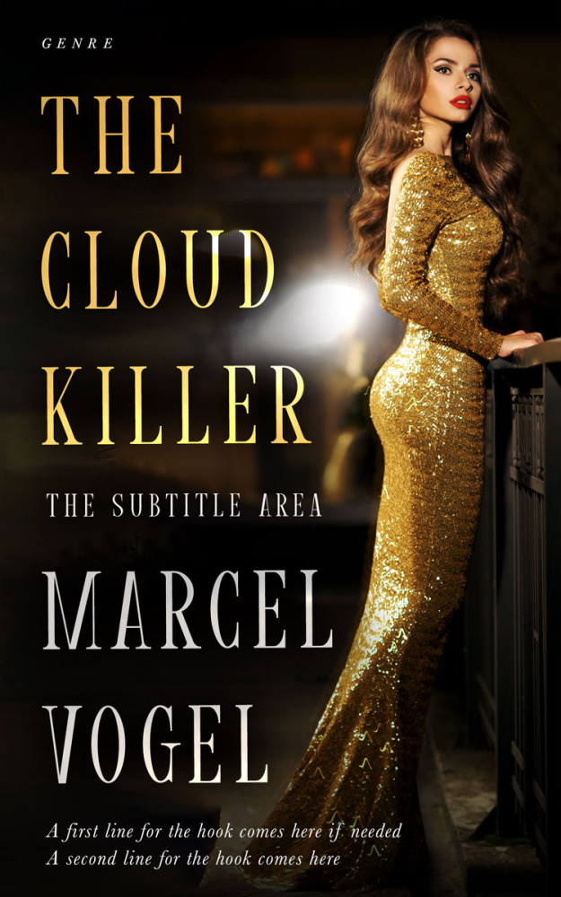 Front view of Eternity #24448 - Premade Romance Book Cover